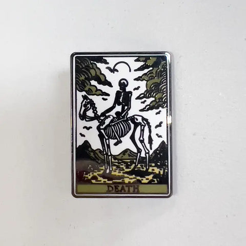Death Tarot Card Pin