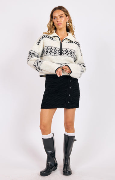 Mountain Roads Half Zip Sweater