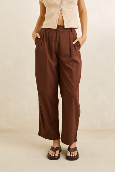 Venice Tailored Linen Pants