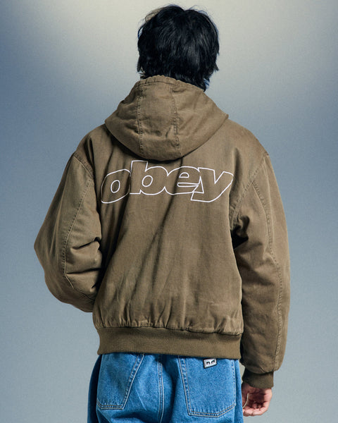 Obey Randy Zip Up Hood Jacket