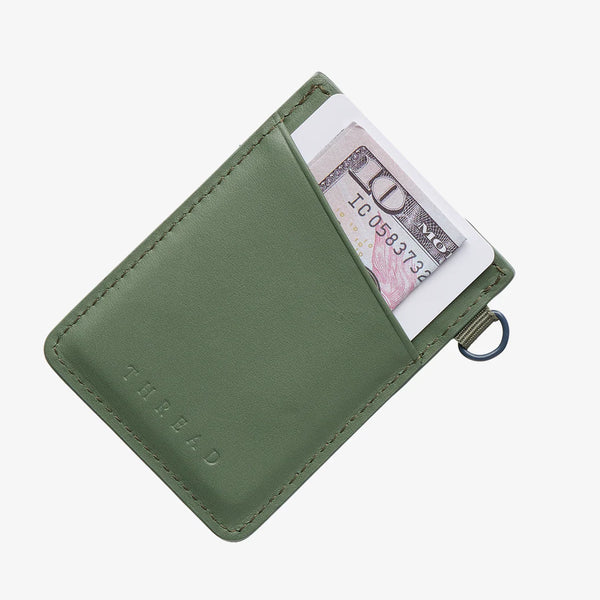 Vertical Leather Wallet