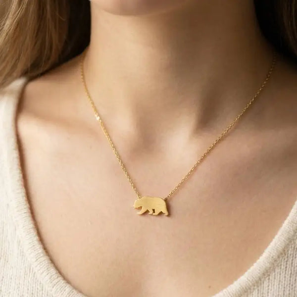 Bear Pendant Necklace