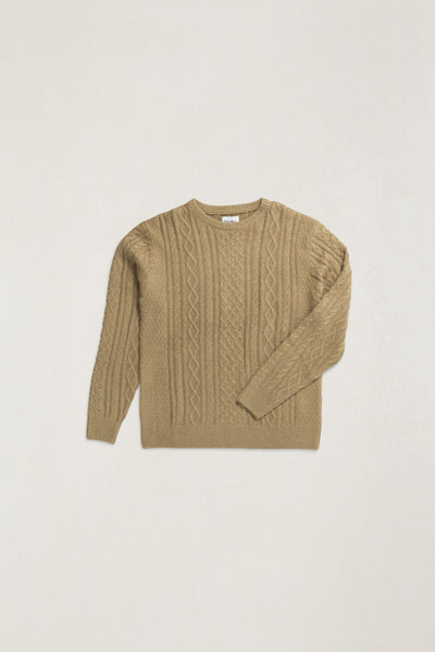 Mohair Fisherman's Knit Sweater
