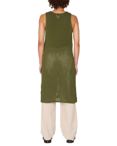 Minerva Dress - Olive Multi