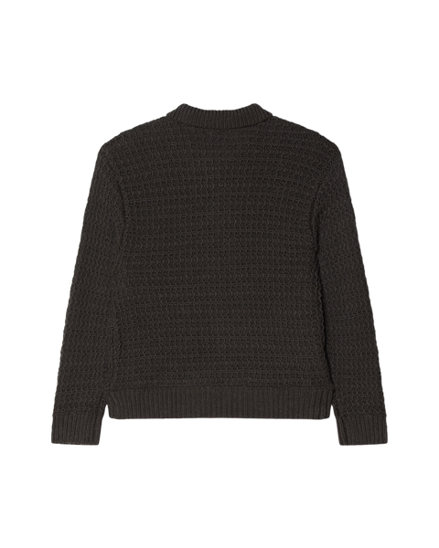 Obey Textured Rugby Polo Sweater