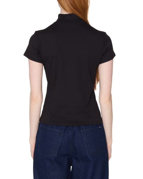 Relay Mock Neck Short Sleeve