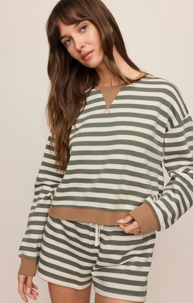 Low Key Stripe Sweatshirt