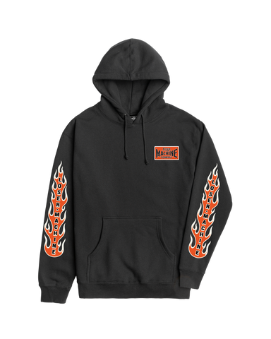 Flame Thrower Pullover Hoodie - Black