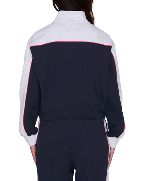 Zeno Mock Neck Zip Sweatshirt