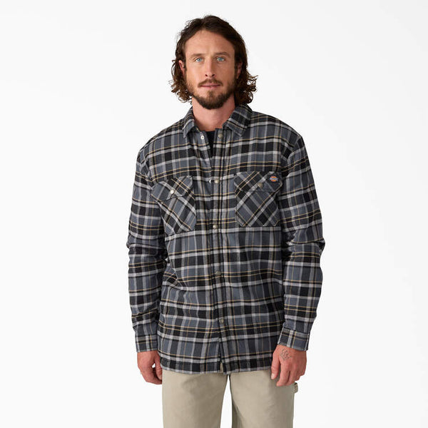 Sherpa Lined Flannel Shirt Jkt