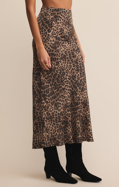 Izabel Leopard Skirt