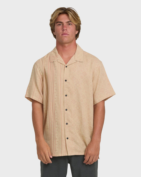 Garage Nashau Jacquard Short Sleeve Woven