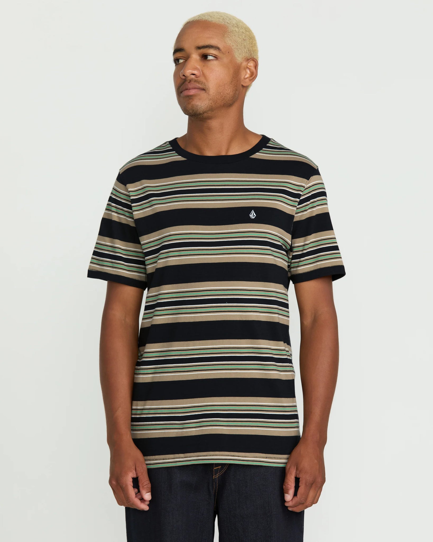 Patriotic Crew Short Sleeve - Black