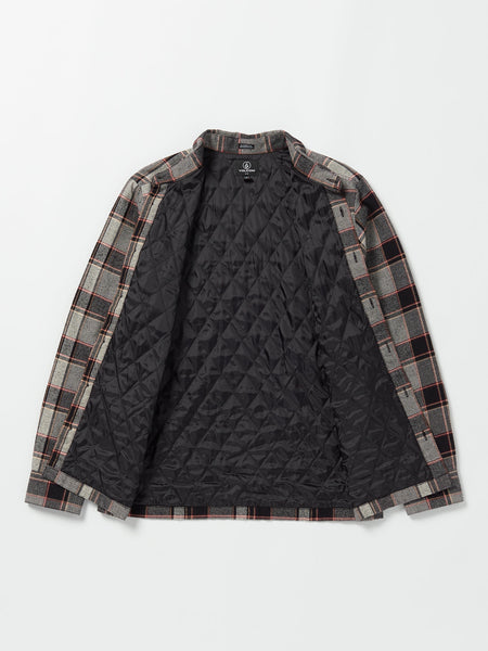 Volcom Brickstone Lined Flannel Long sleeve - Dirty White