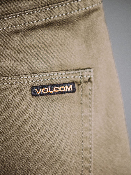 Volcom Solver 5 Pocket Slub Pants - Bison