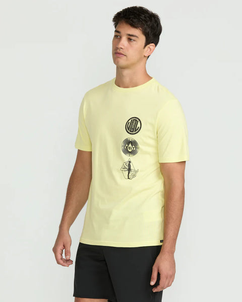 Distance Short Sleeve Tee - Aura Yellow