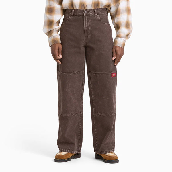 Loose Straight Double Knee Jeans