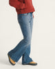 Check 5 Mid Rise Flare Jeans