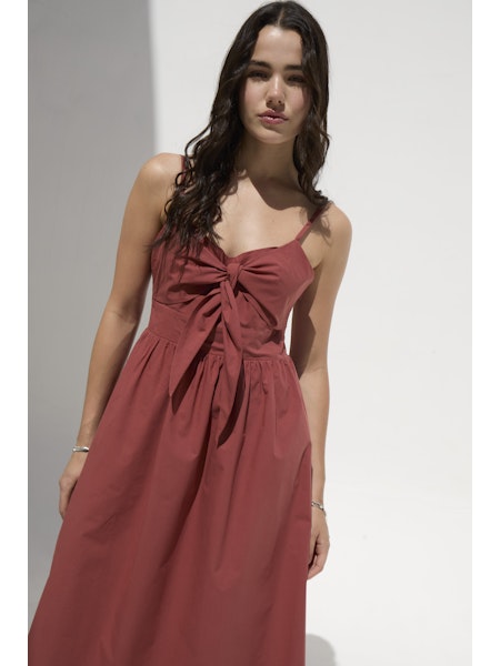 Padua Dress - Red Brown