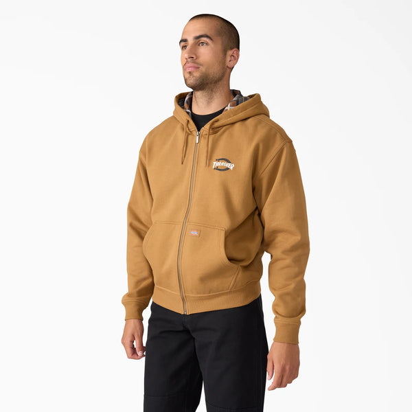 Thrasher x Dickies Zip Through Hoodie
