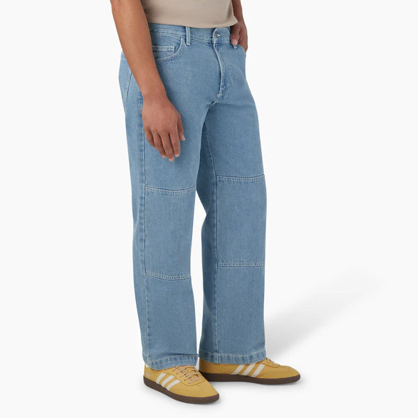 Loose Straight Double Knee Jean