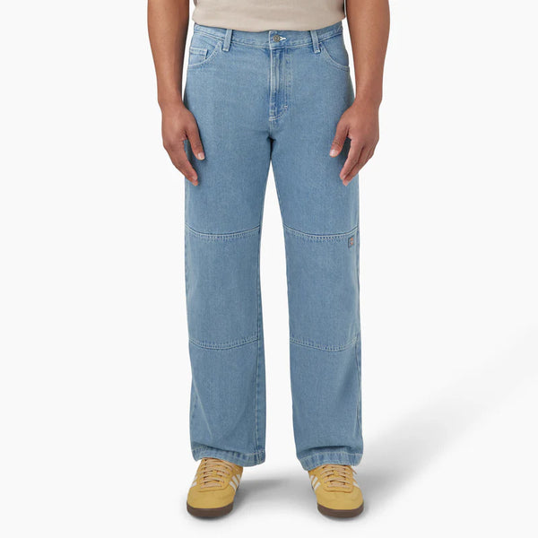 Loose Straight Double Knee Jean