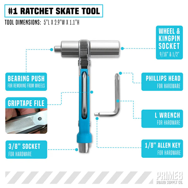 Prime8 Ratchet Lite Skate Tool
