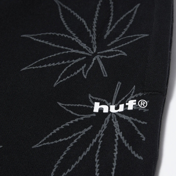 Huf Plantlife Fleece Pant - Black