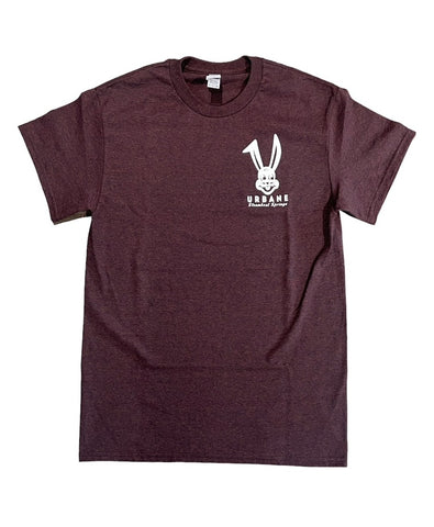 Urbane Heavy Cotton Rabbit Earts Tee - Russet