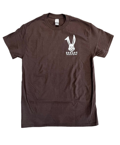 Urbane Heavy Cotton Rabbit Earts Tee - Dark Chocolate