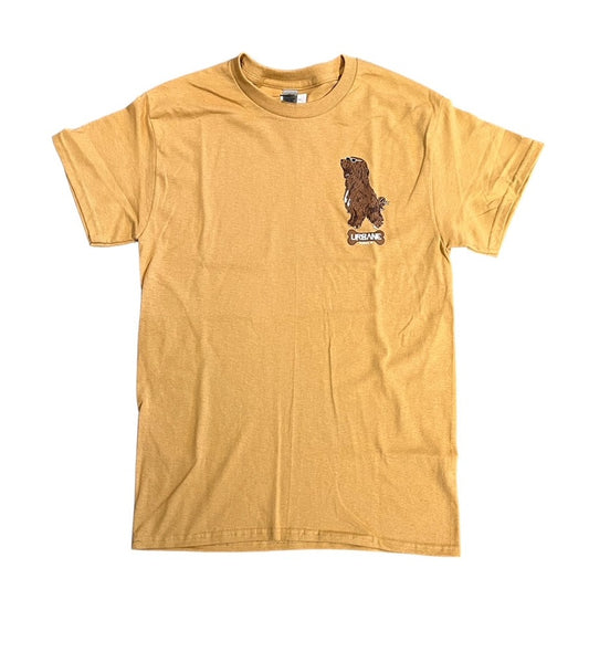 Urbane Stash T-shirt - Old Gold