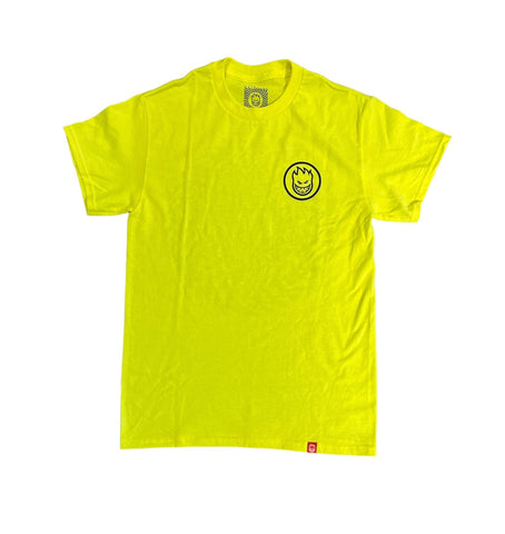 Spitfire Swirled Classic Tee - Safety Green