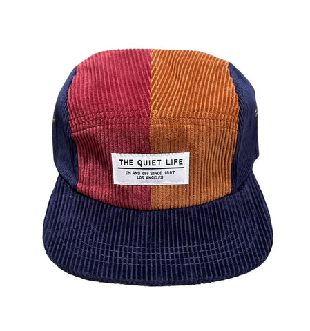 Chunky Cord Contrast 5 Panel Hat