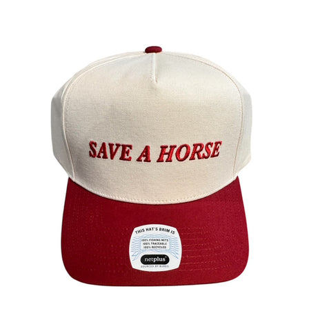 Save A Horse MP Snapback - Crimism Off White