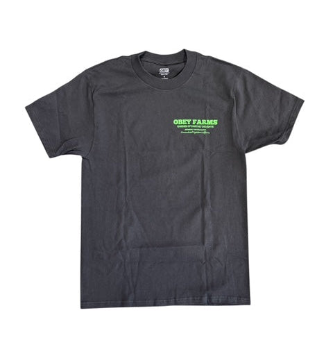 Obey Farms Classic Tee - Vintage Black