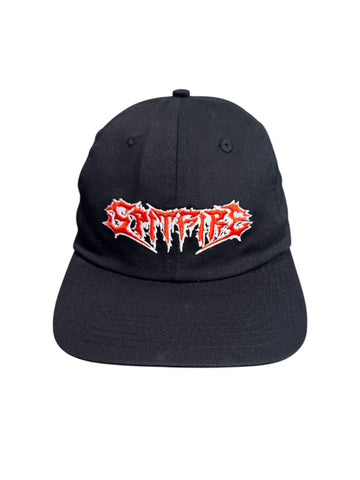Demon Gate Strapback Hat - Black Red