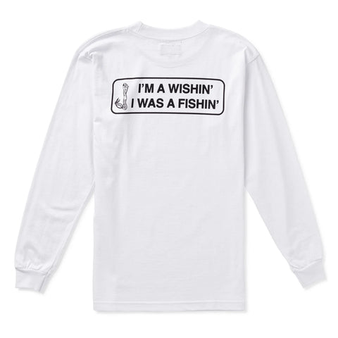 Wishin' I Was A Fishin' L/S Tee