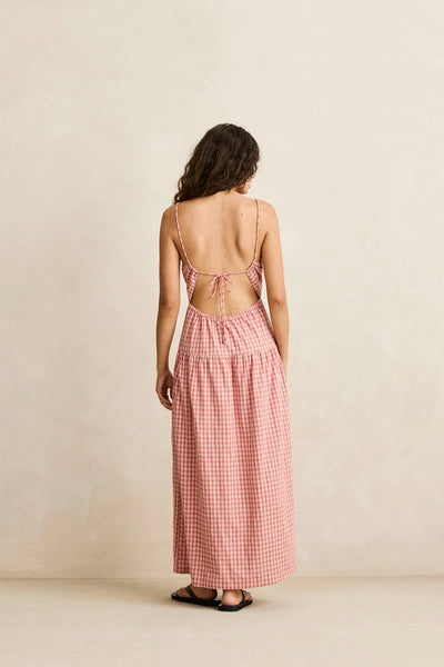 Kirra Check Maxi Dress