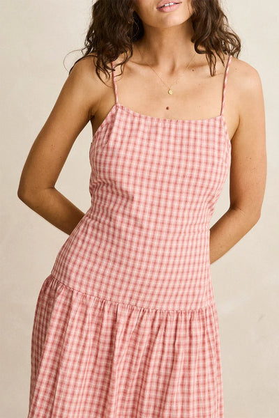 Kirra Check Maxi Dress