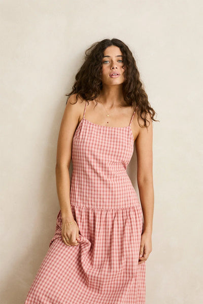 Kirra Check Maxi Dress