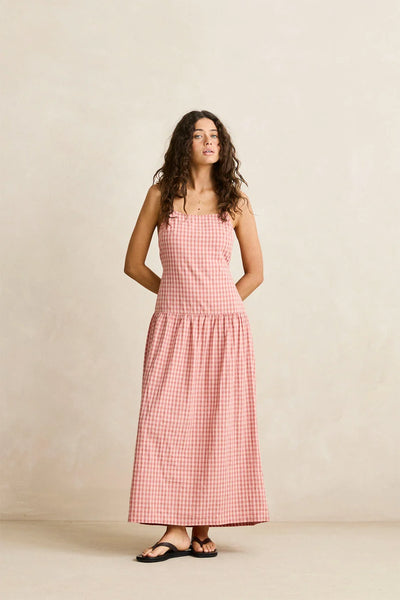 Kirra Check Maxi Dress