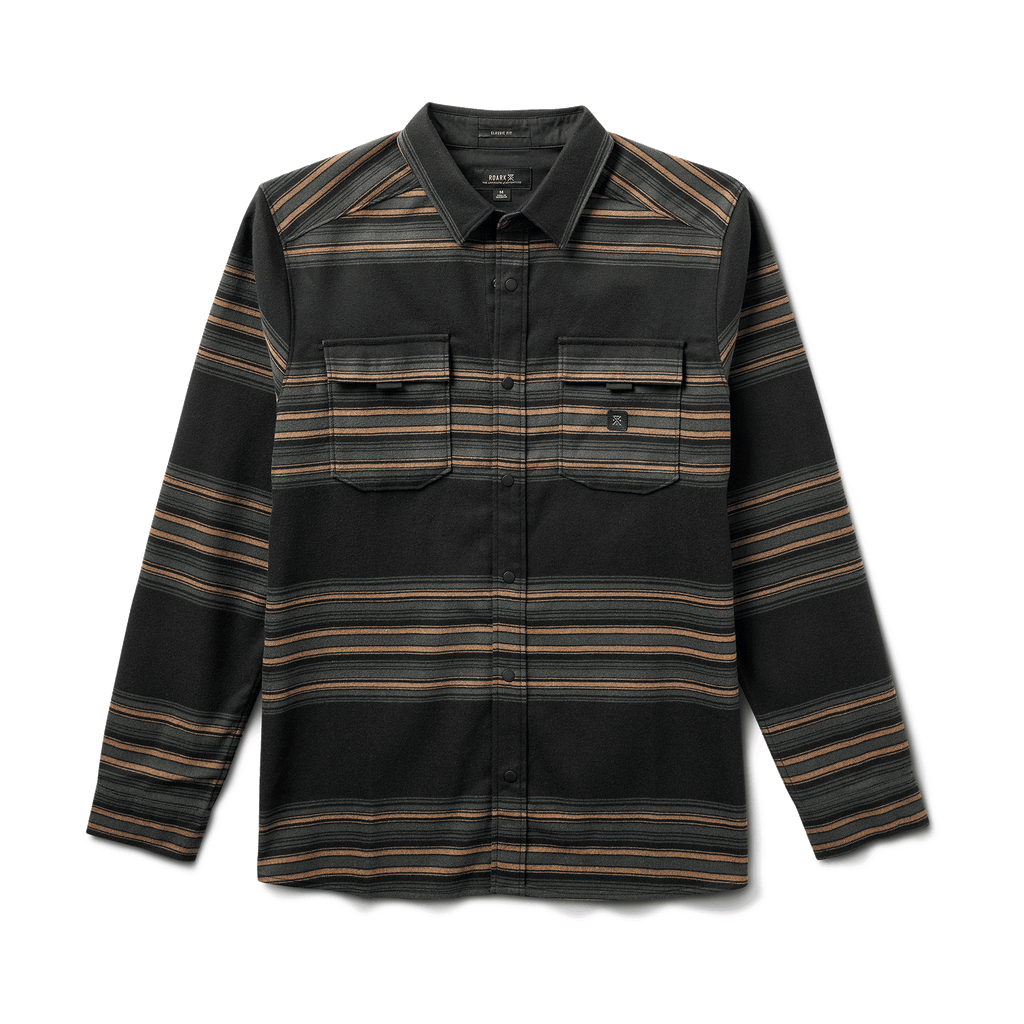 Roark Diablo Long Sleeve Flannel - Black Military