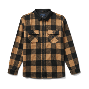 Roark Nordsman Flannel Shirt - Dark Khaki
