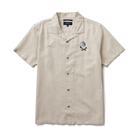 Roark Gonzo Camp Collar Shirt - Bone Kampai