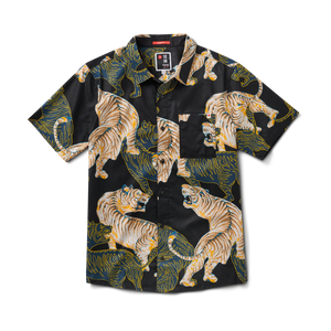 Roark Journey Shirt - Aloha From Japan Black Shadow Tiger