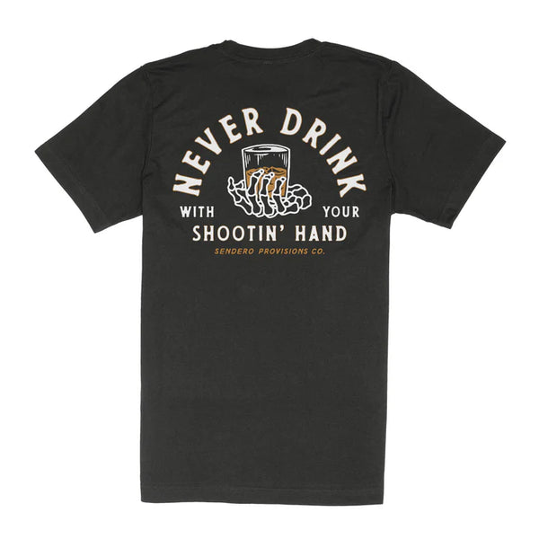 Shootin' Hand T-shirt - Black