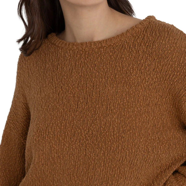 Hailey Boucle Sweater - Coffee