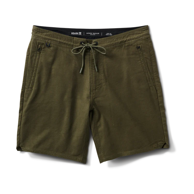 Layover Traveler 18" Outseam Shorts - Military