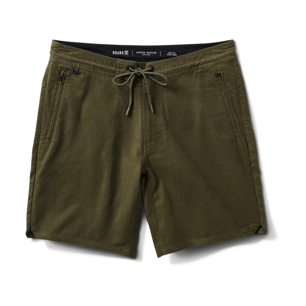 Layover Traveler 18" Outseam Shorts - Military