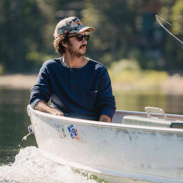 Sawpit Henley Long Sleeve Thermal Shirt